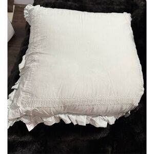 New Liz Claiborne Mint Green Euro Sham Pillow $70.00